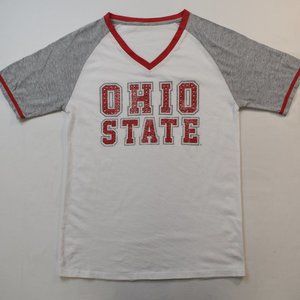 Ohio State Womens Ohio State Buckeyes V-Neck Shirt New M